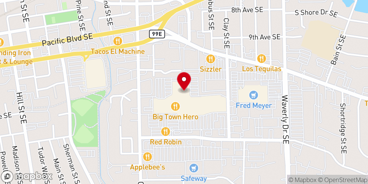 Map showing location of Verbatim Church