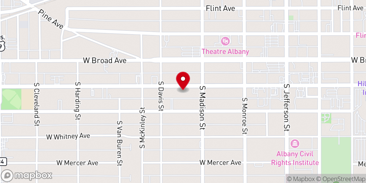 Map showing location of The Church of Jesus Christ Believers