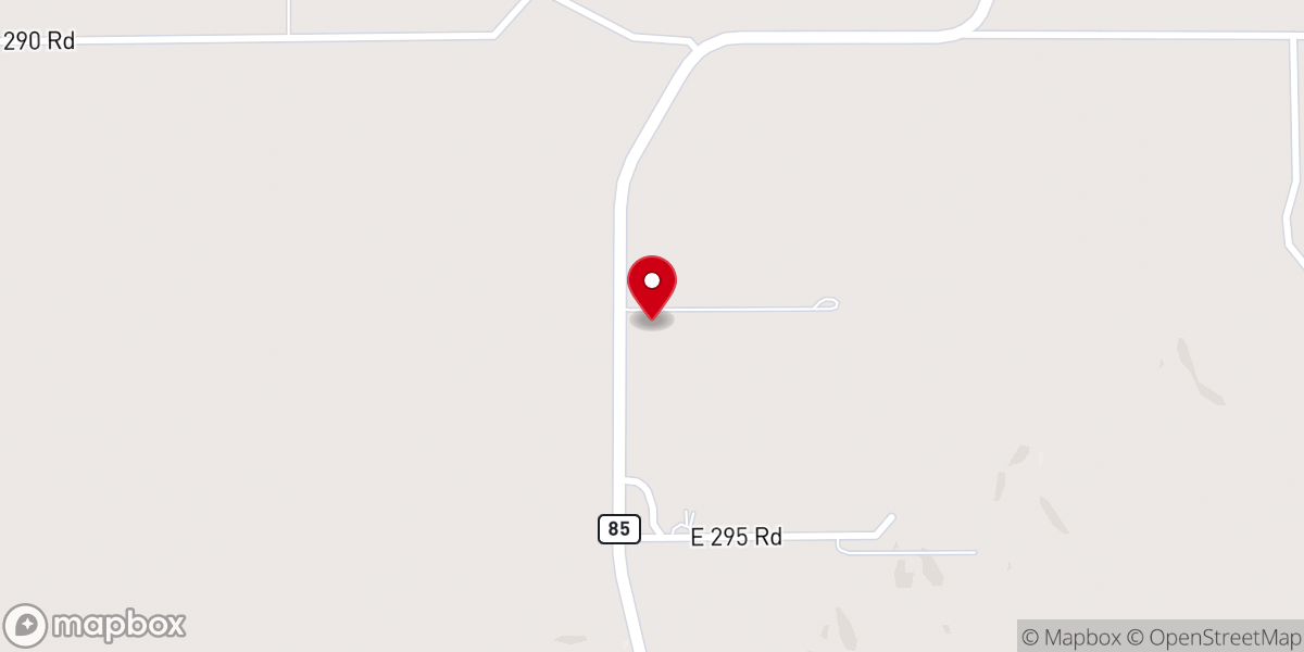 Map showing location of Cleora First Baptist Church