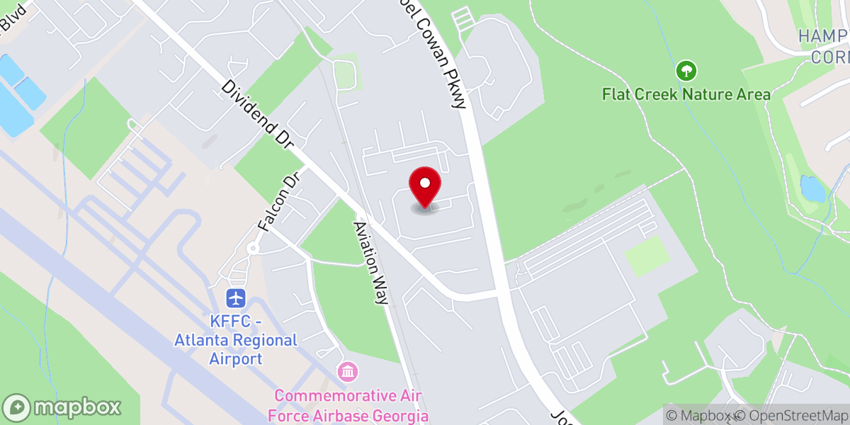 Map showing location of Gracepointe Church