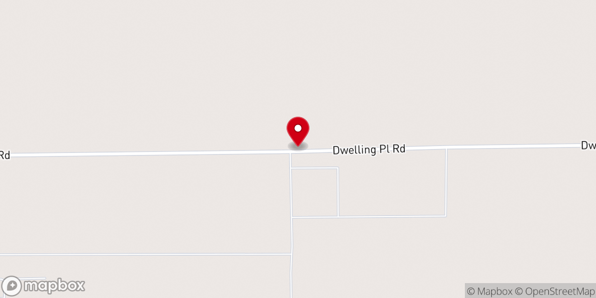 Map showing location of Harrison Grove MB church