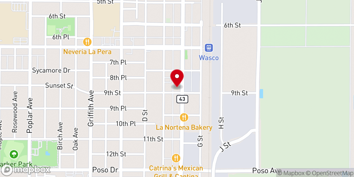 Map showing location of Living Hope Church