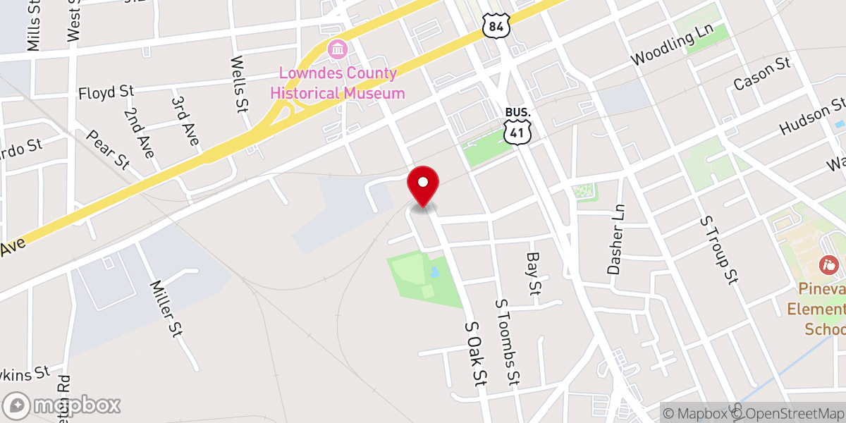Map showing location of House Of Refuge Ministries