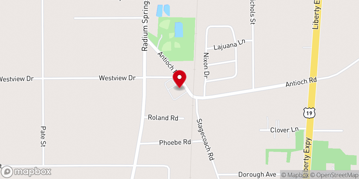 Map showing location of First Baptist Church of Putney