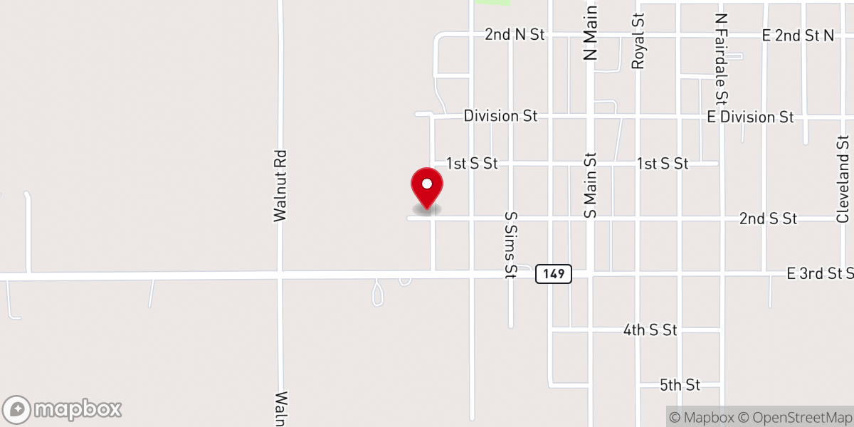 Map showing location of St Aloysius Sacred Heart Parish
