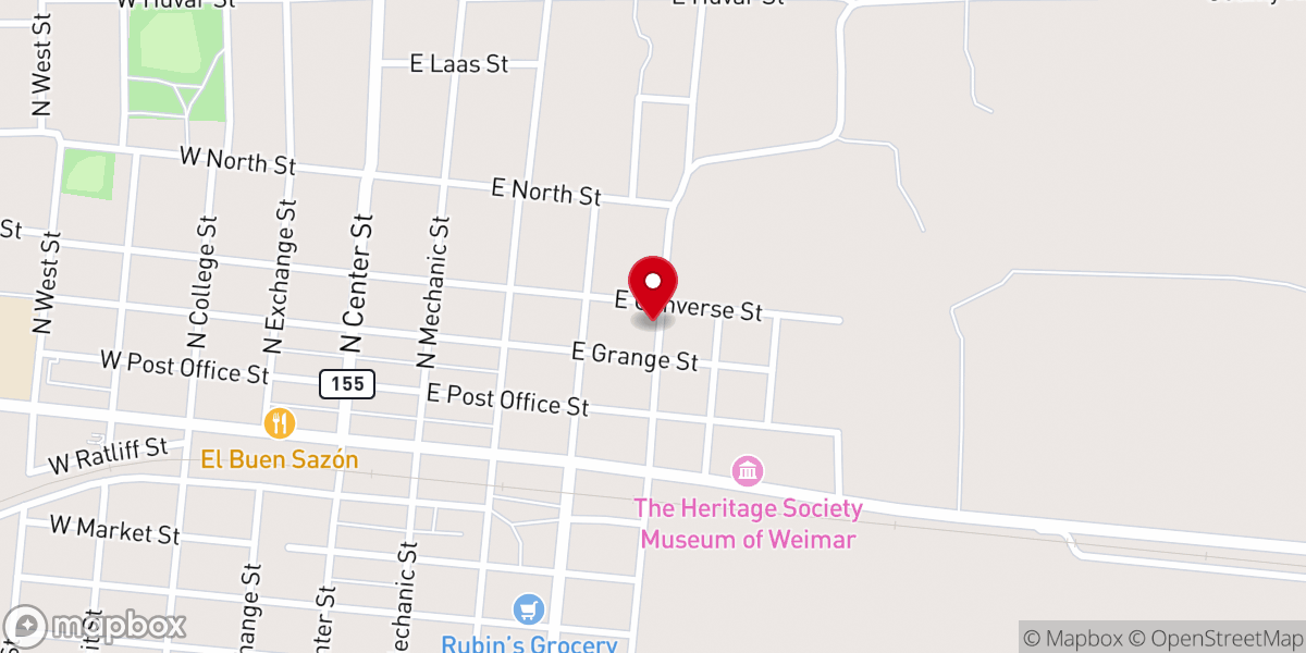 Map showing location of Greater Macedonia Baptist Church