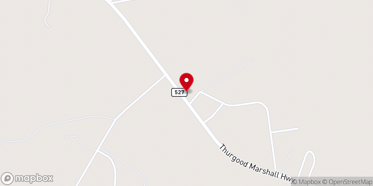 Map showing location of St Paul United Methodist Church
