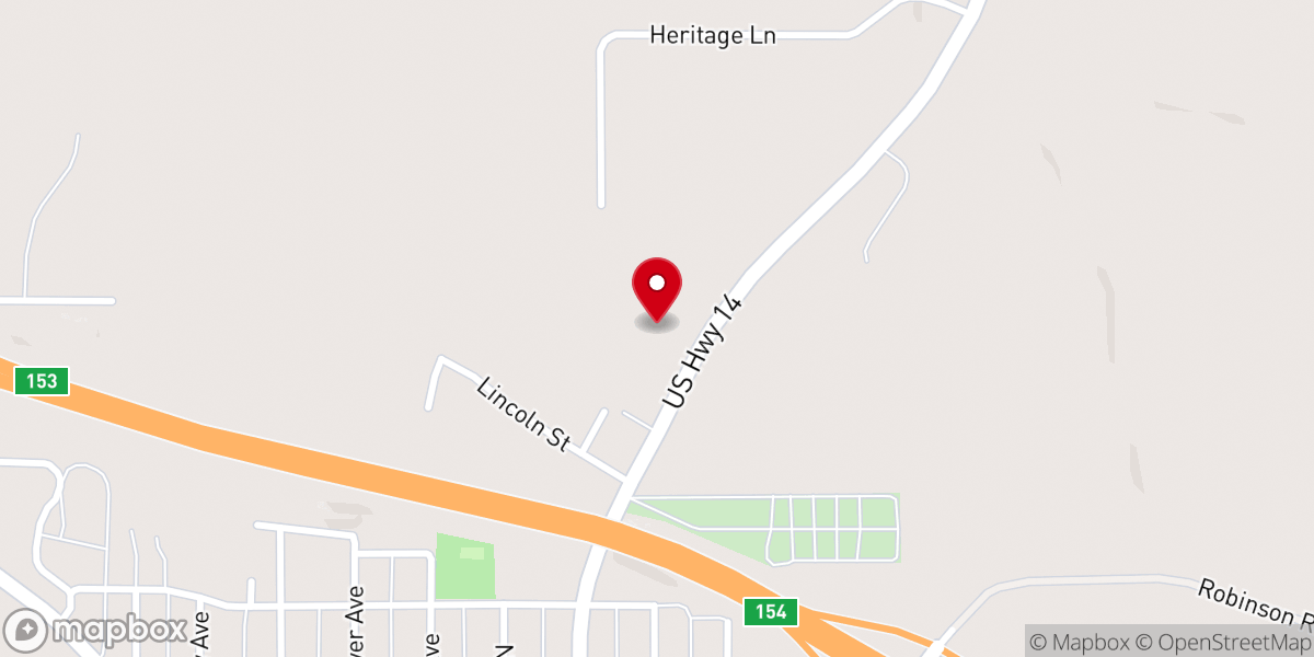 Map showing location of First Southern Baptist Church
