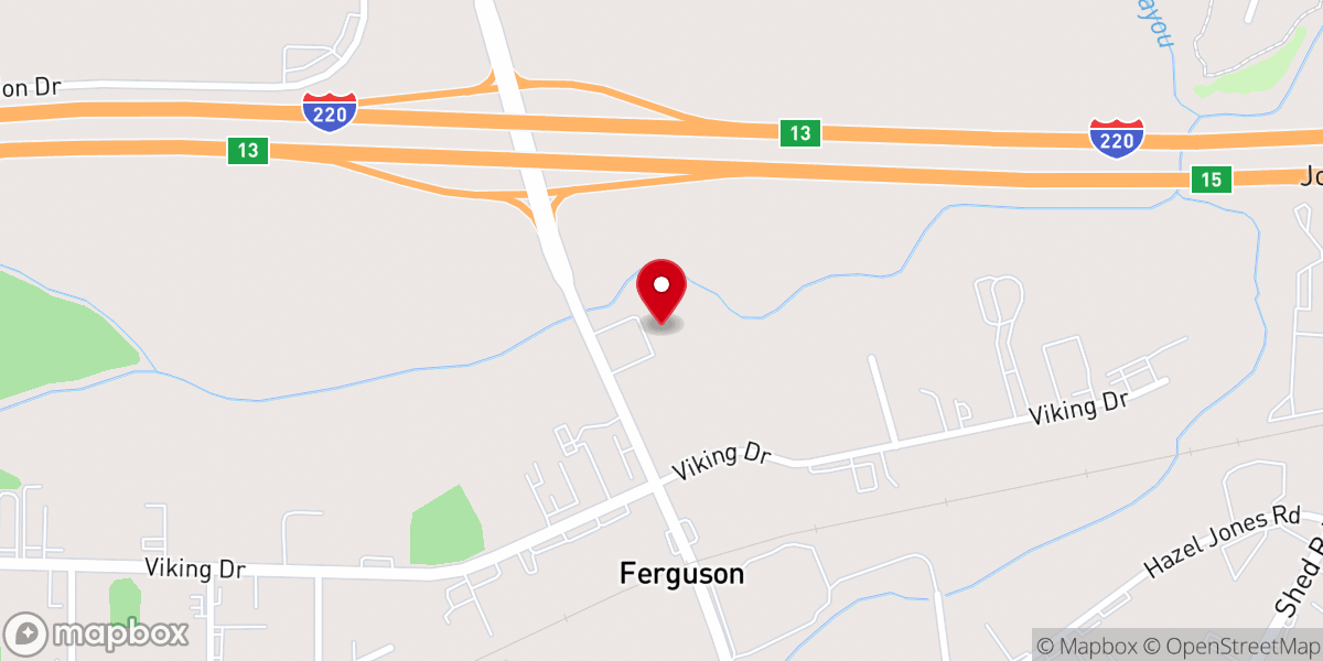 Map showing location of Word of God Ministries - Bossier Campus