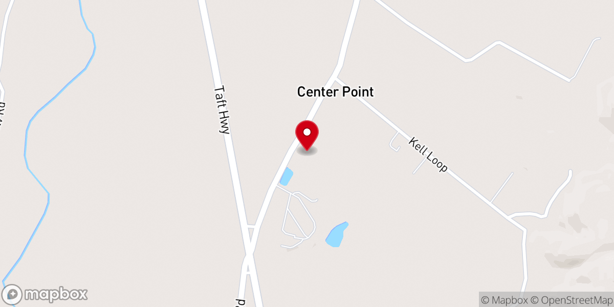 Map showing location of The Grove At Center Point