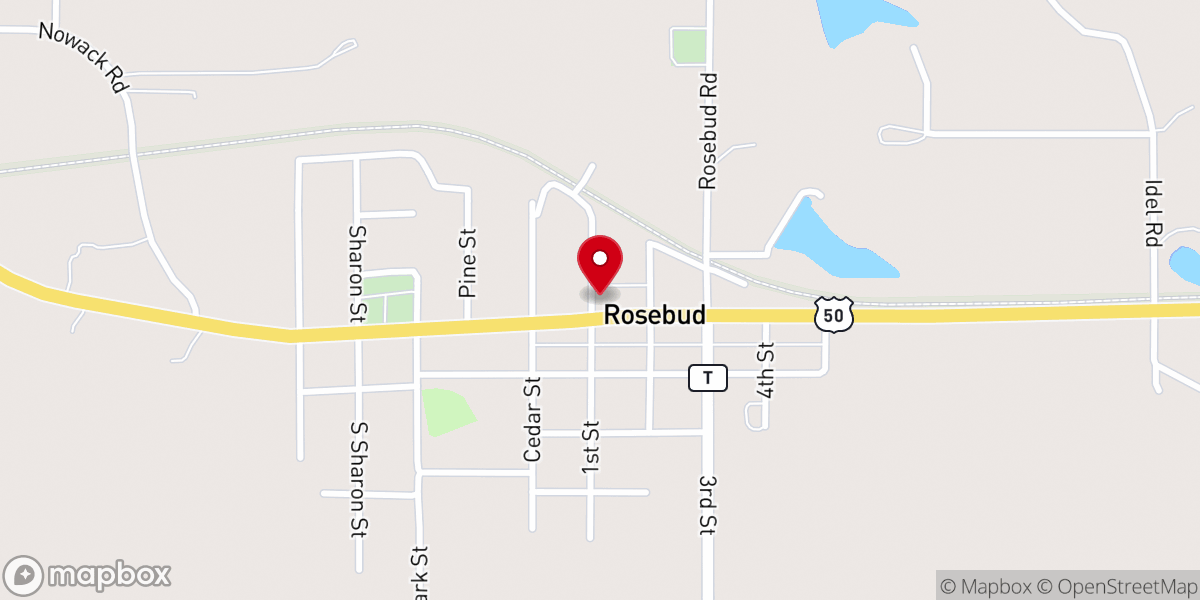 Map showing location of Immanuel Lutheran Church
