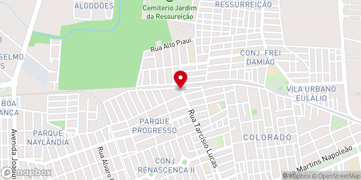 Map showing location of Sede Assembléia de Deus de Brasília