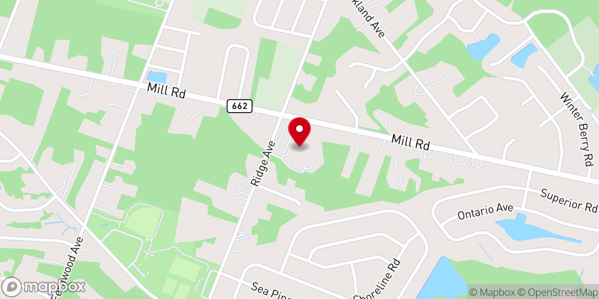 Map showing location of Holy Trinity Greek Orthodox Church