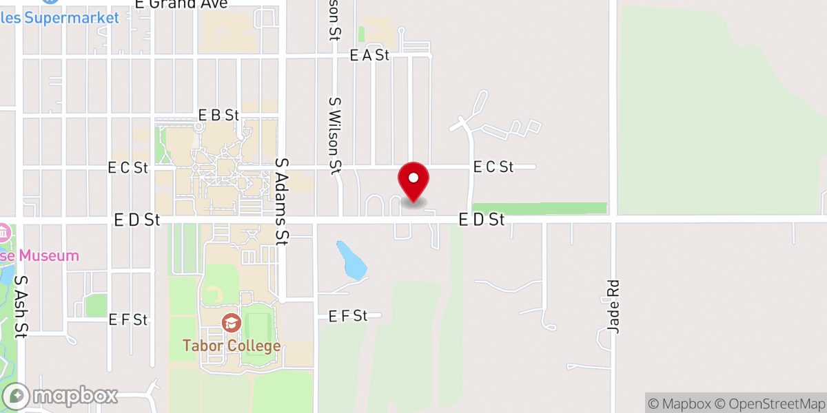 Map showing location of Christian Destiny Inc