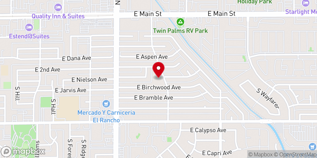 Map showing location of Holy Trinity AME