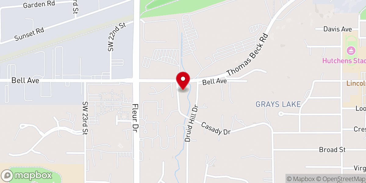 Map showing location of First Unitarian Church