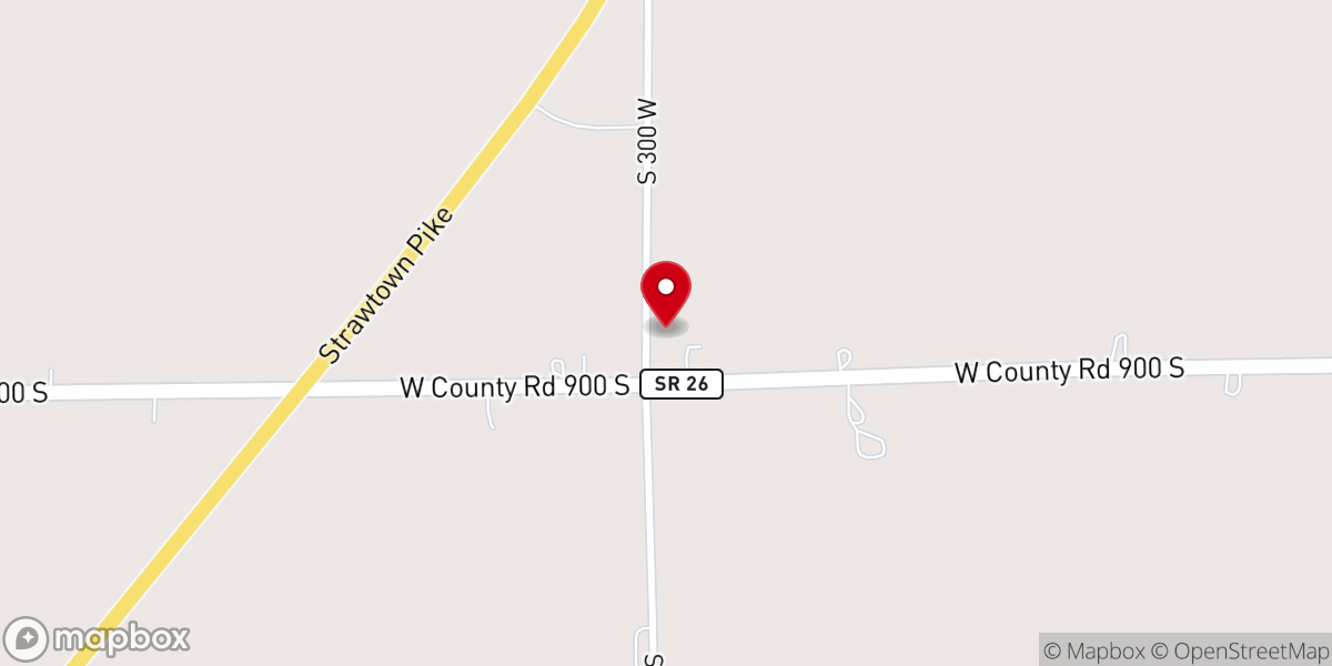 Map showing location of Center Church