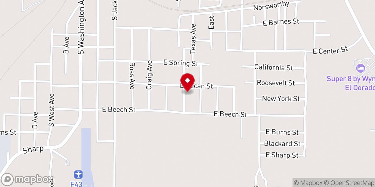Map showing location of The Fellowship of Jesus Christ Church