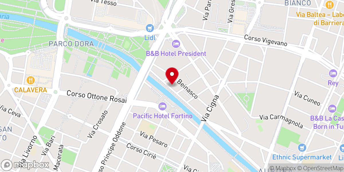 Map showing location of Santuario Cristo Re