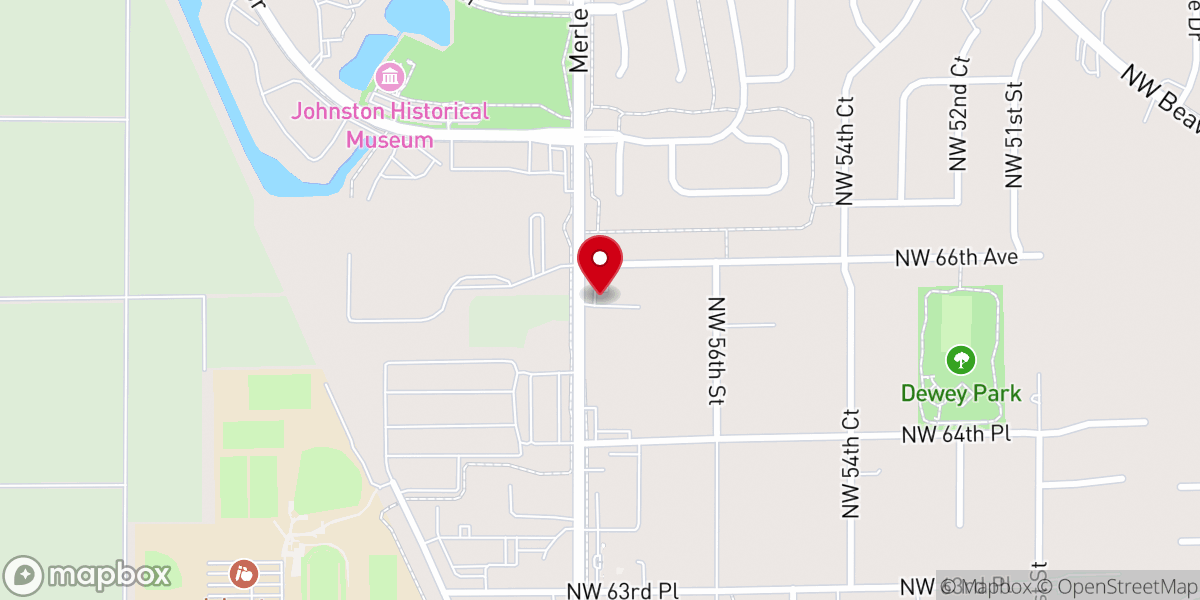 Map showing location of Pathway Church