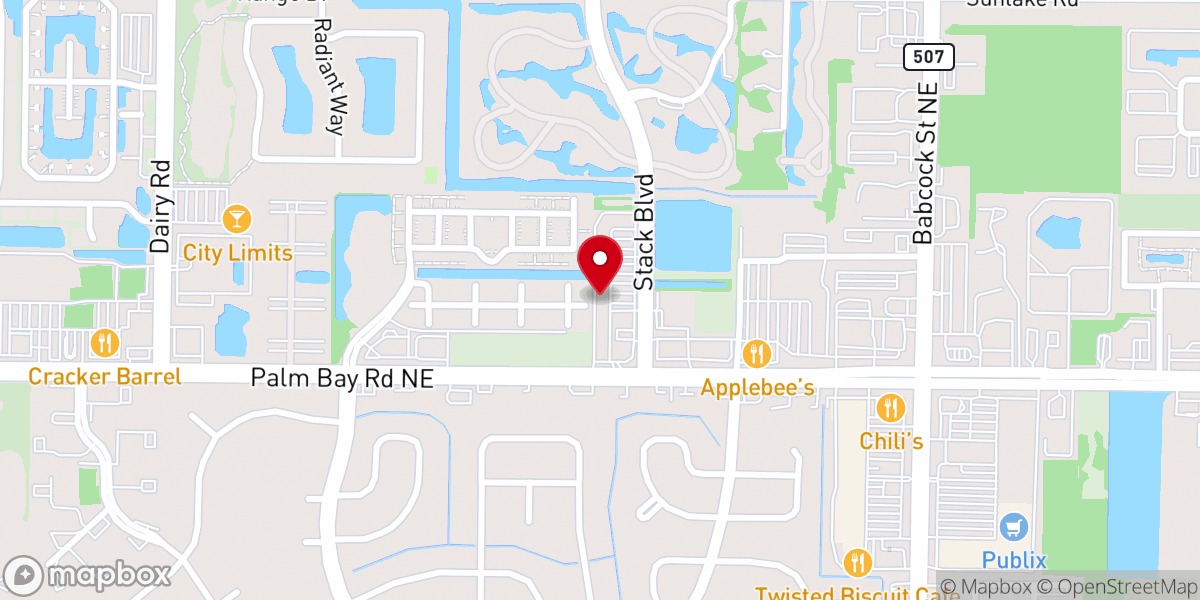 Map showing location of Fresh Start Church