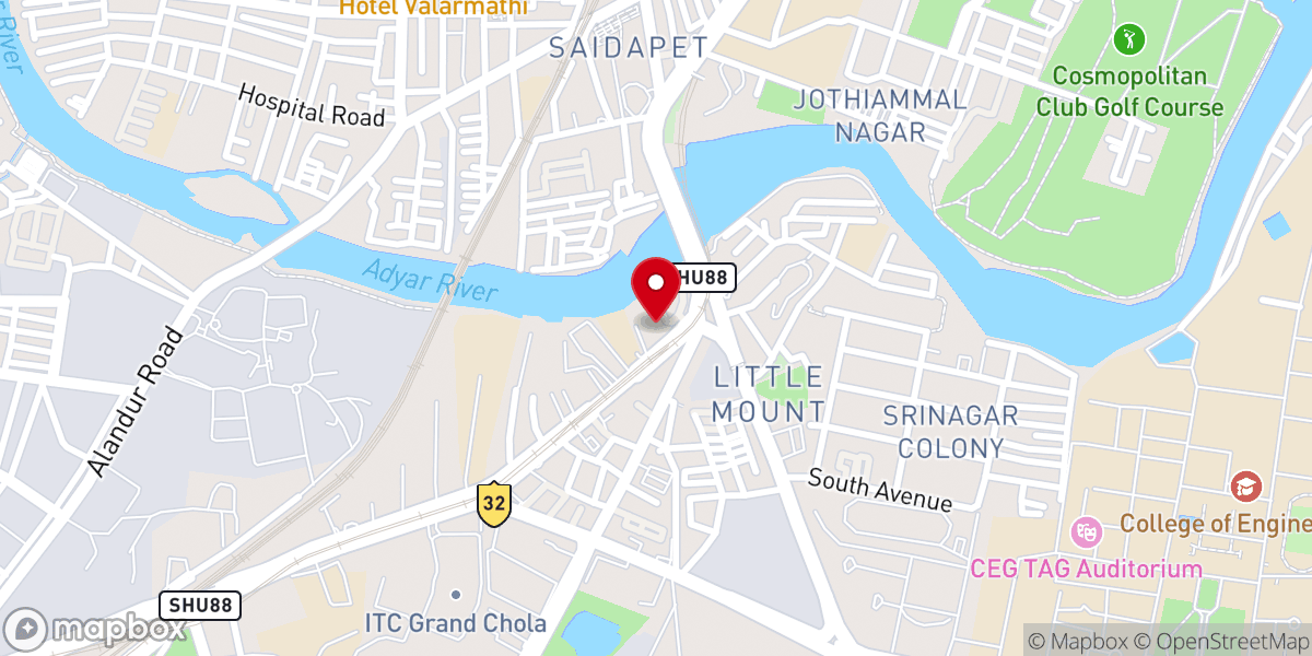 Map showing location of New Life Assembly Of God Church