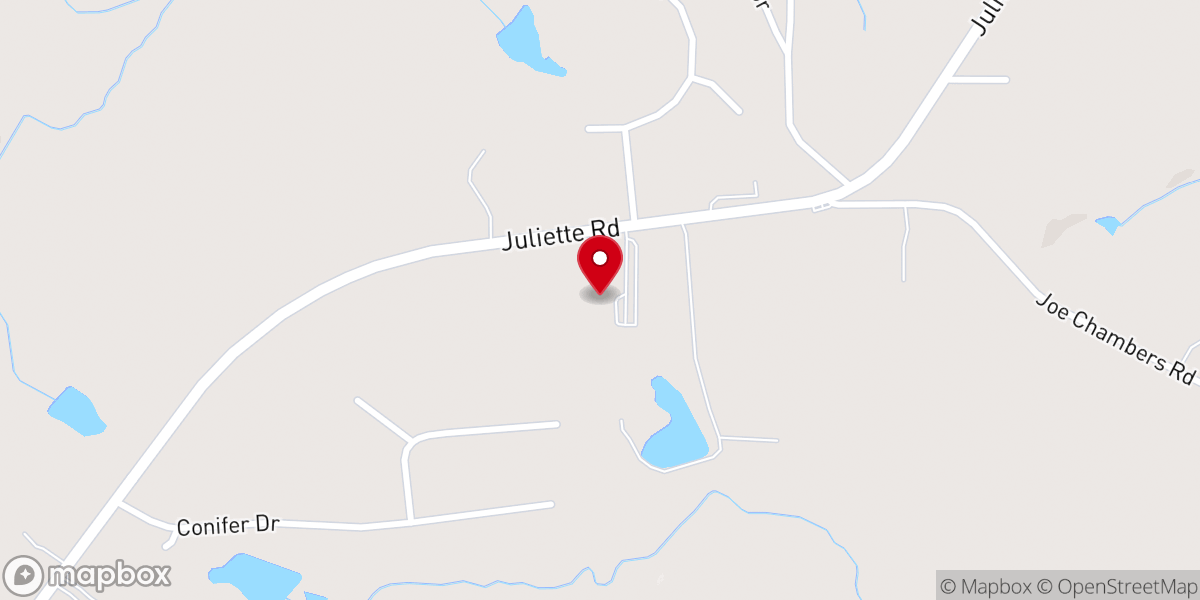 Map showing location of Maynard Baptist Church