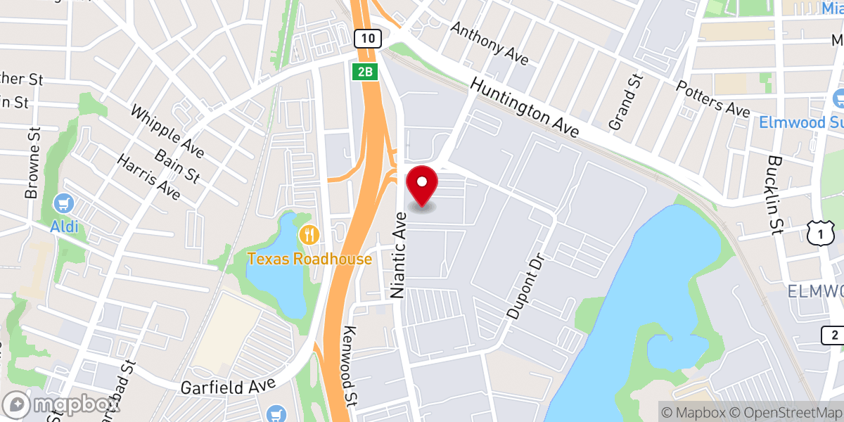 Map showing location of Tres Dias of Rhode Island-massachusetts Rima