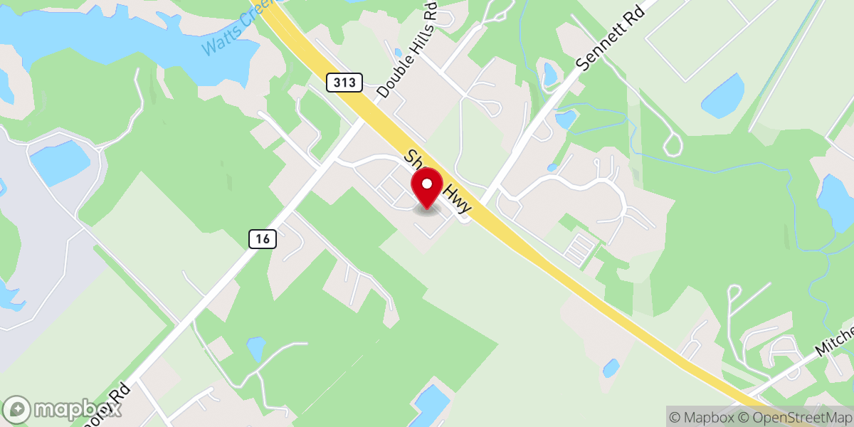 Map showing location of Denton Wayside