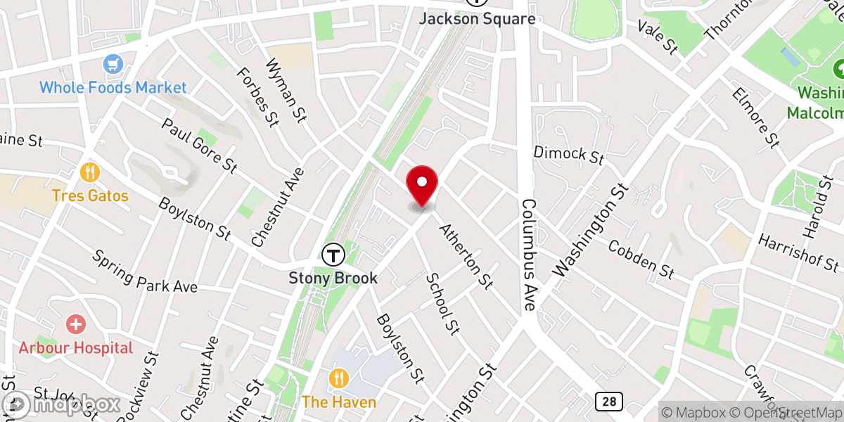Map showing location of Saint Andrews United Methodist Church
