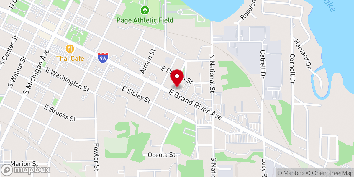 Map showing location of Love INC of The Greater Livingston Area
