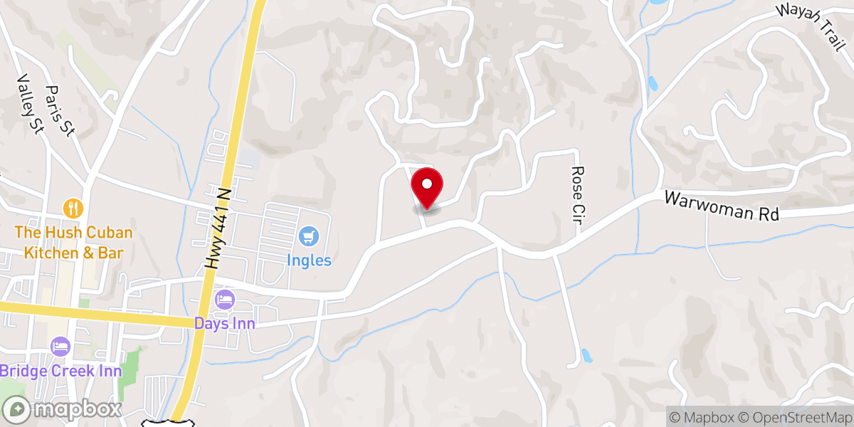 Map showing location of Carved from the Rock Church