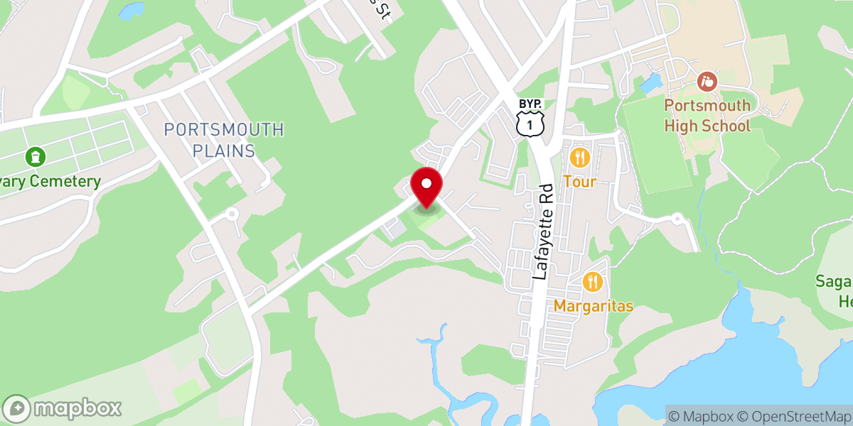 Map showing location of Church Alive