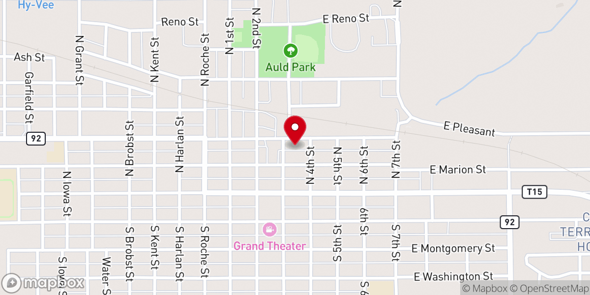 Map showing location of New Journey Church