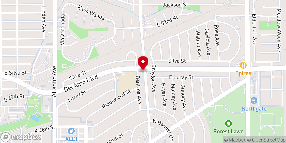 Map showing location of The Church In Long Beach