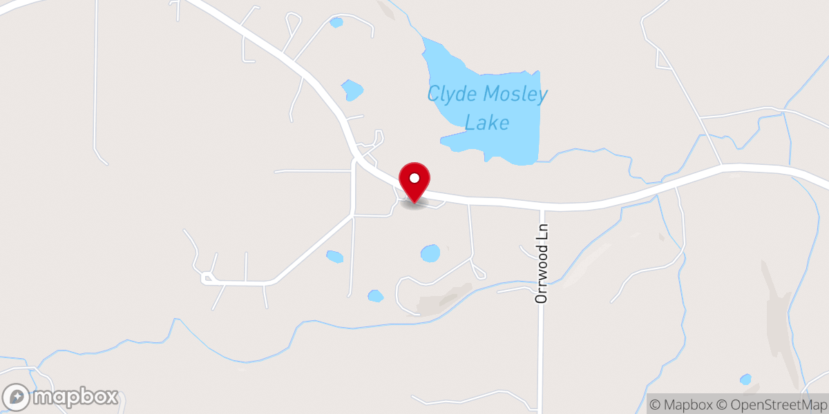 Map showing location of Red Tree Church New Melle