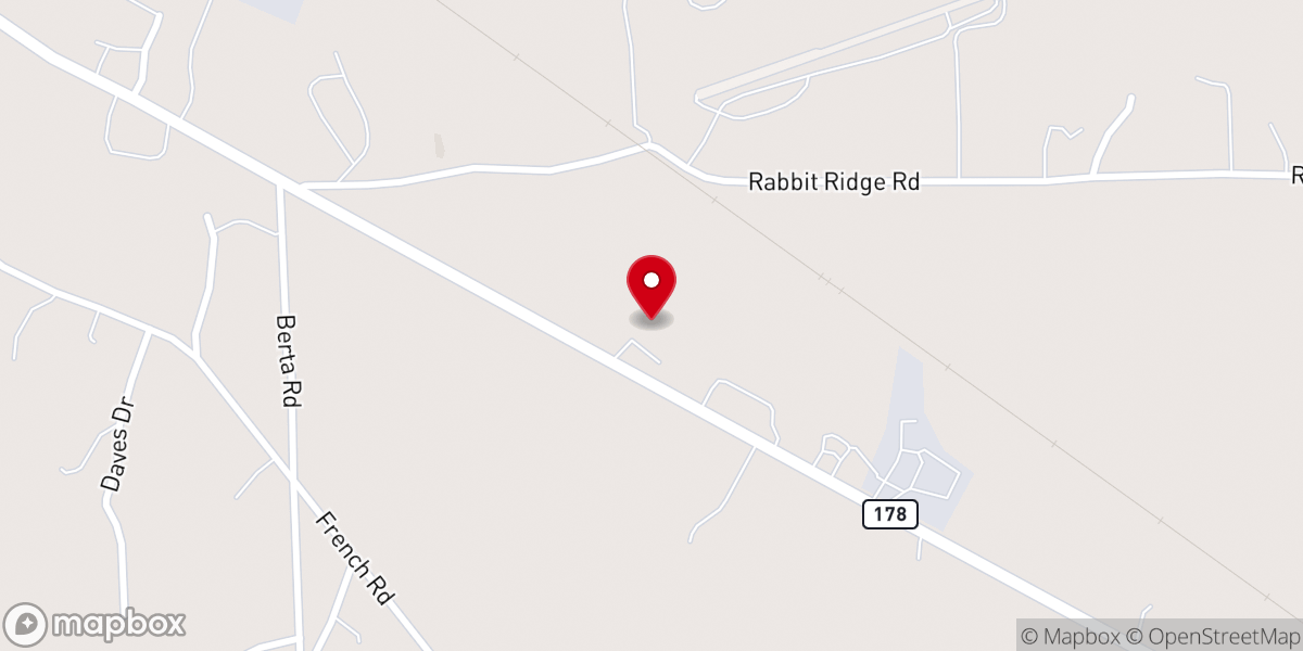 Map showing location of Bibleway Outreach Fellowship Church