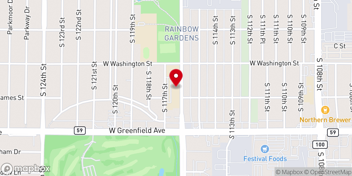 Map showing location of St. Mary Magdalene Church