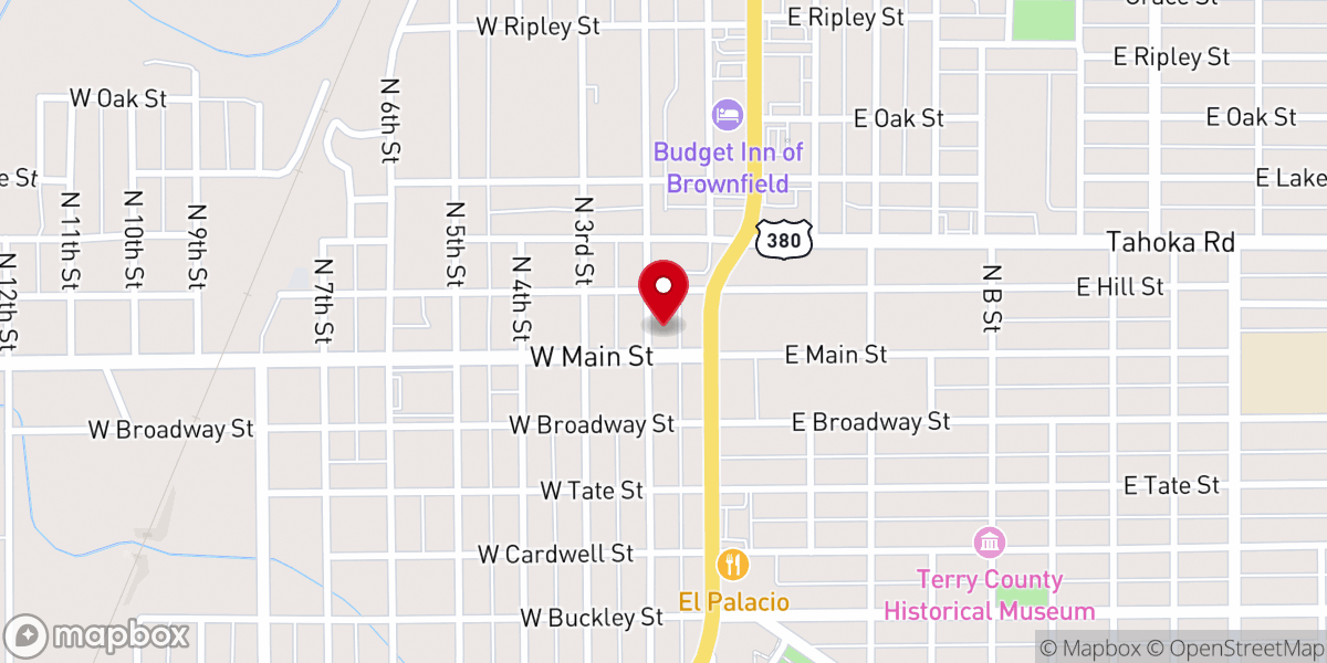 Map showing location of Crossing Church of God