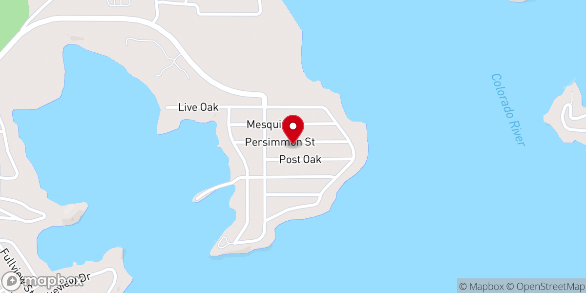 Map showing location of Tow First Baptist Church