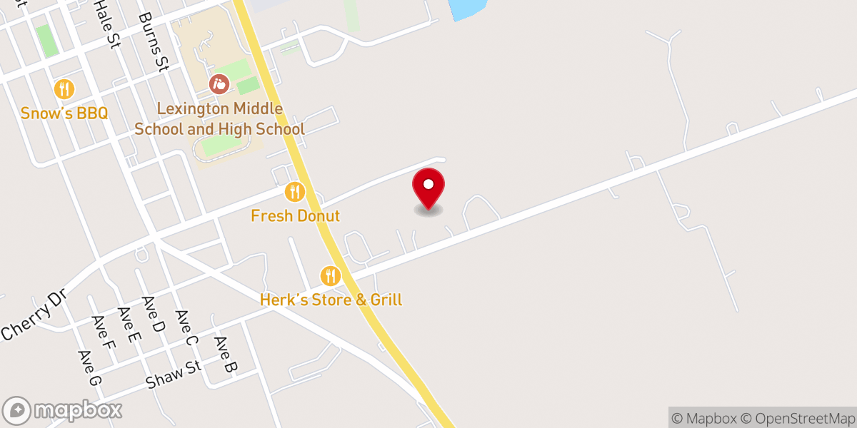 Map showing location of Holy Family Catholic Church