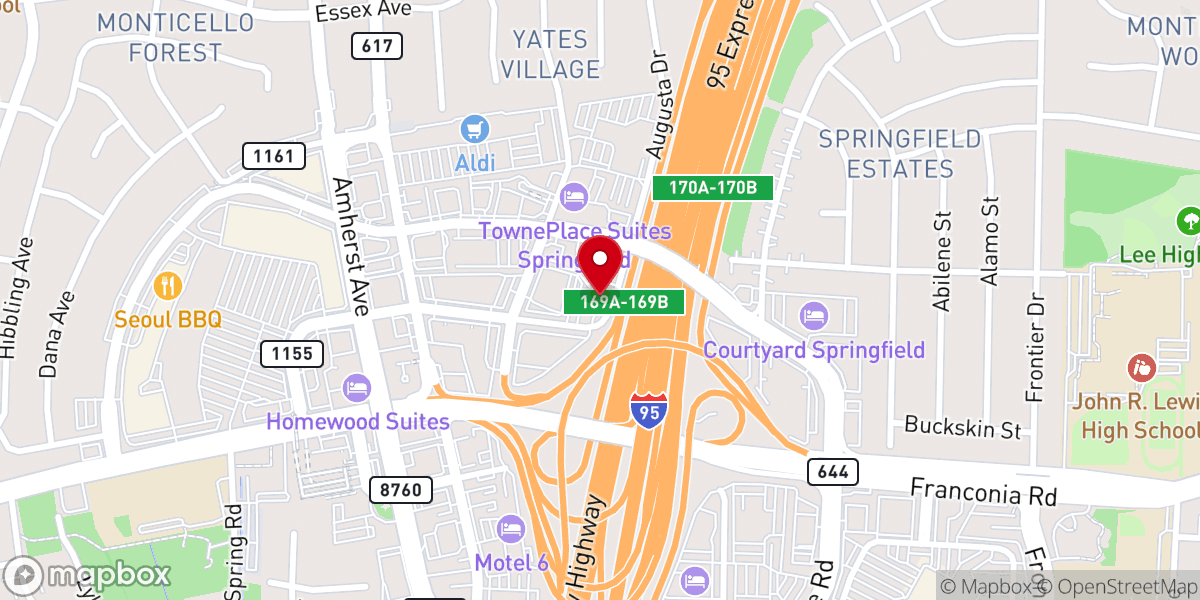 Map showing location of Bethel Church VA