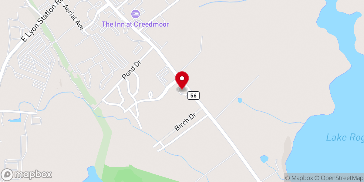 Map showing location of Pine Grove Missionary Baptist Church