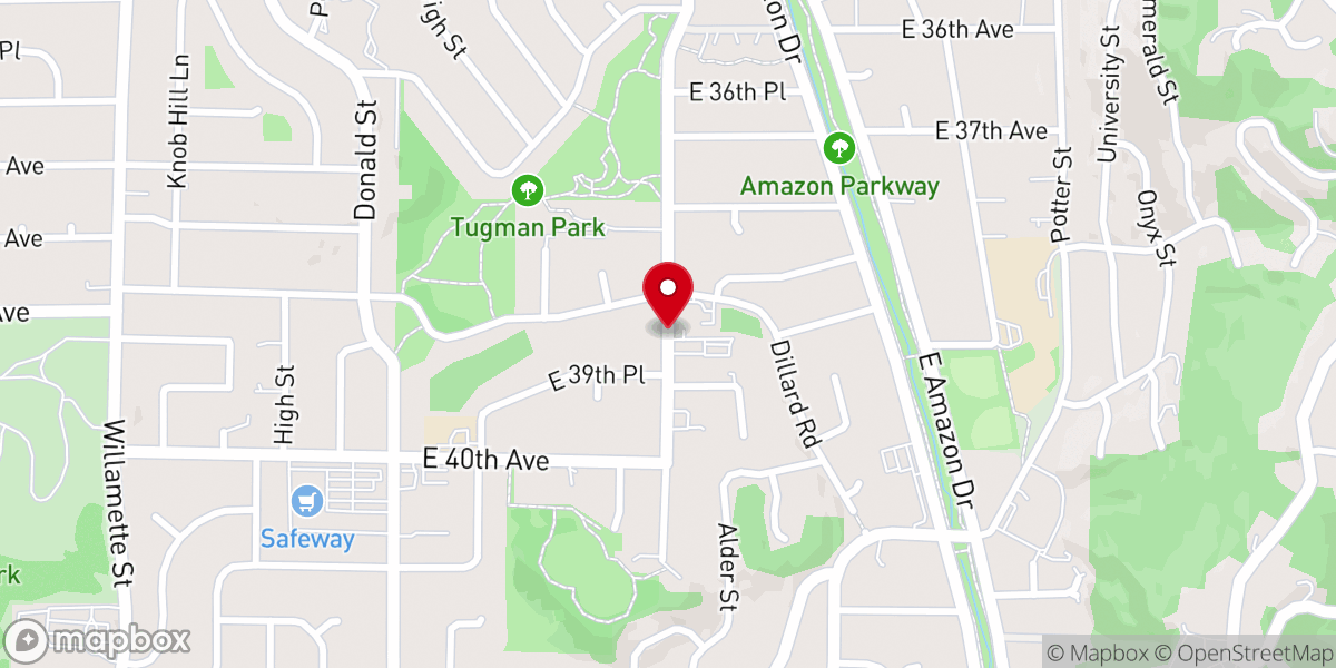 Map showing location of Resurrection Lutheran