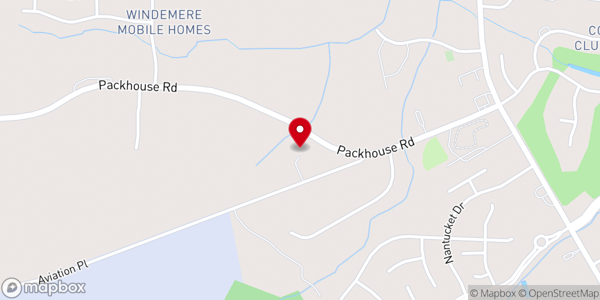 Map showing location of Ellis Church