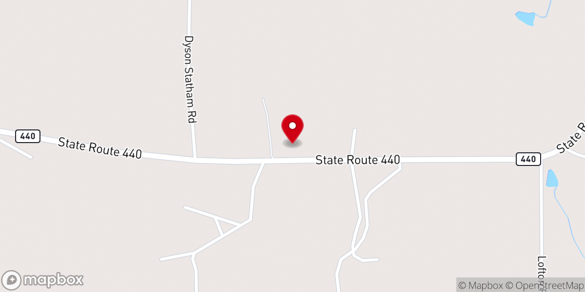 Map showing location of New Jerusalem United Church