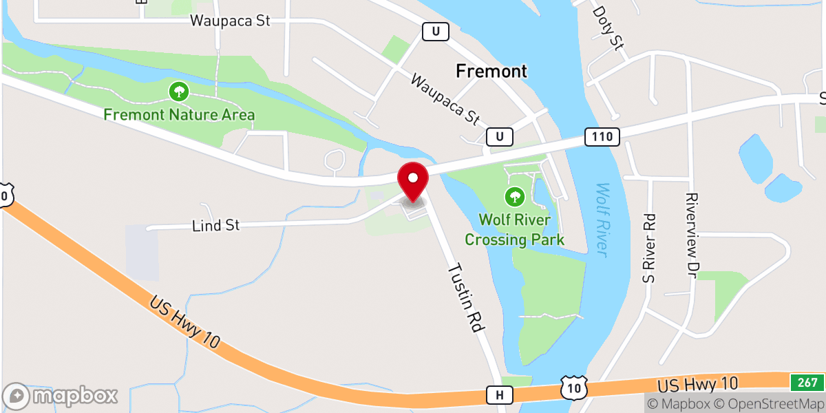 Map showing location of St Paul's Child Care Center