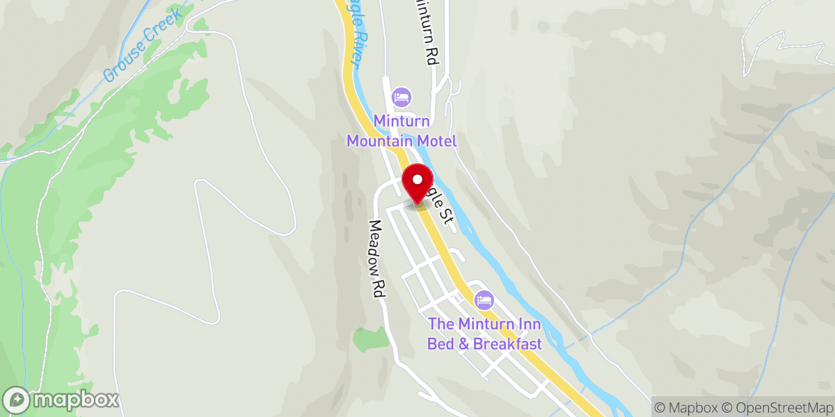 Map showing location of Presbyterian Parish In Minturn