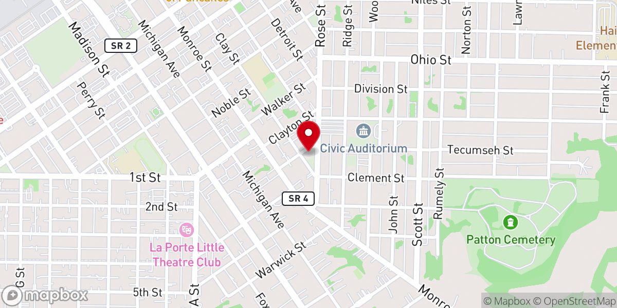 Map showing location of Community AME Church