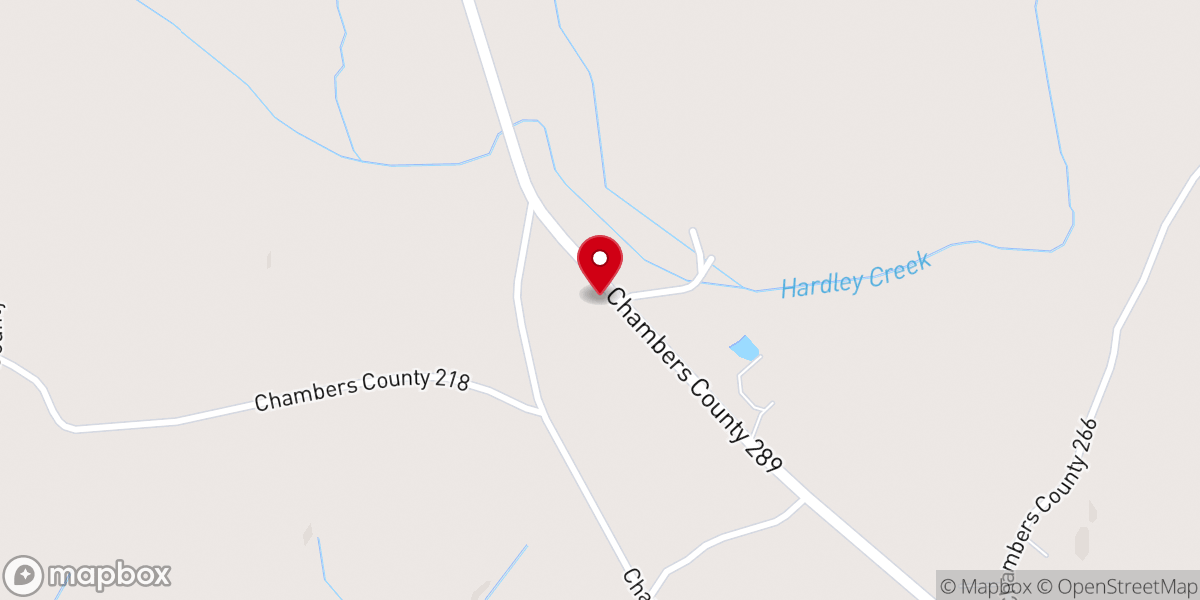 Map showing location of Fredonia Church